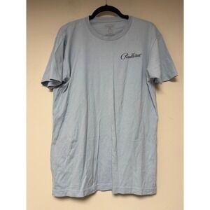 Pendleton Buffalo Graphic T‎ Shirt Light Blue M/M Cotton Crew Neck